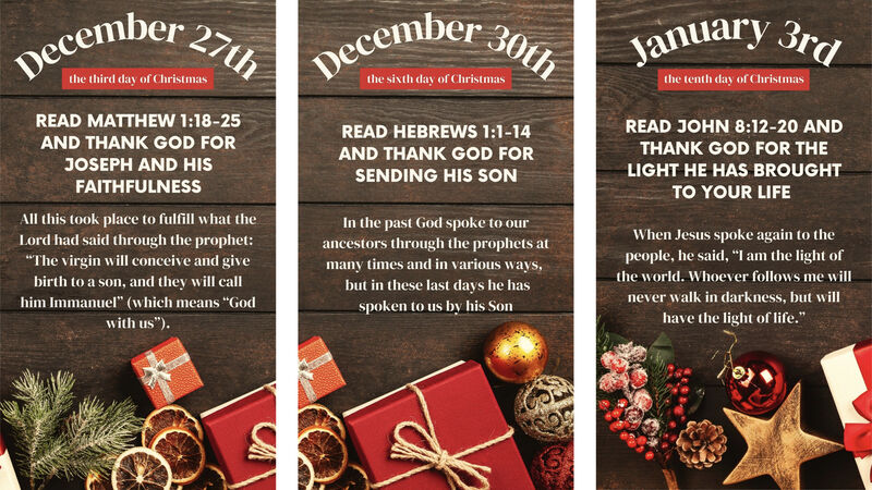 12 Days of Christmas for Instagram